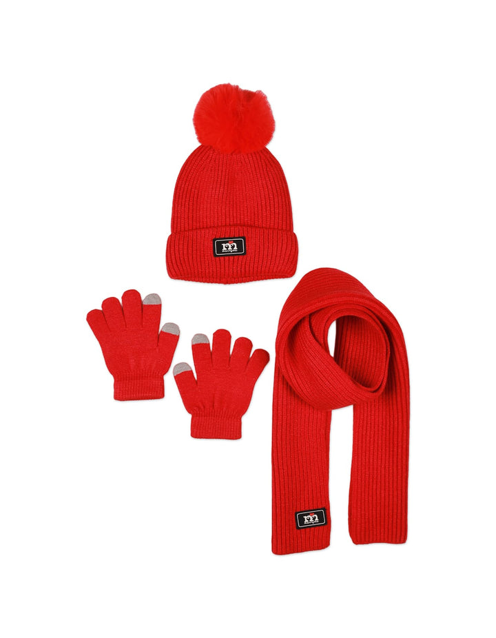 Woolen Cap Muffler & Gloves Set 3-4 Years