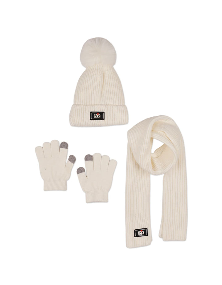 Woolen Cap Muffler & Gloves Set 3-4 Years