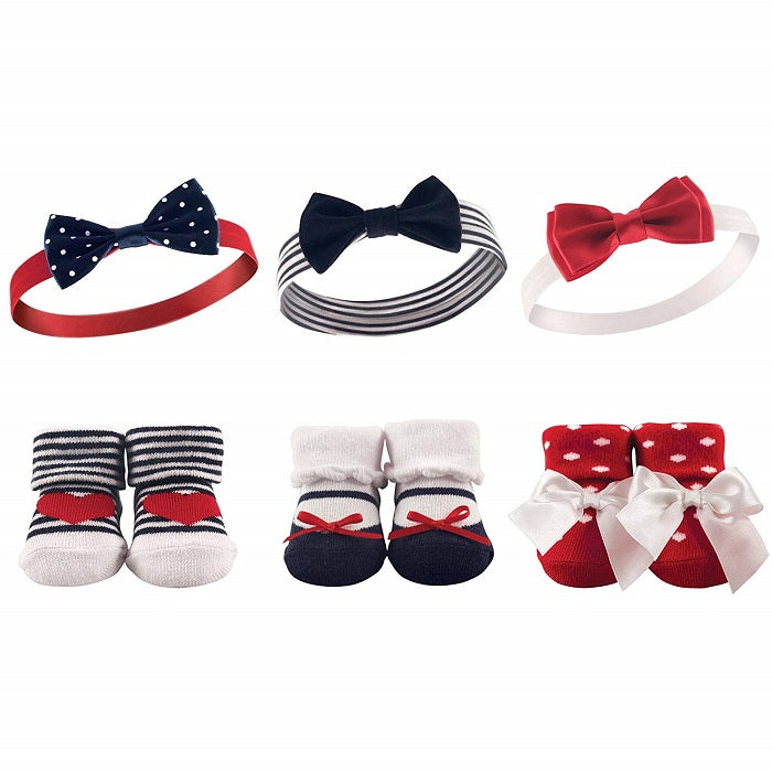 Zubaida's Adorable 6 Pcs Socks & Headbands Coordinated Set - Zubaidas Official™