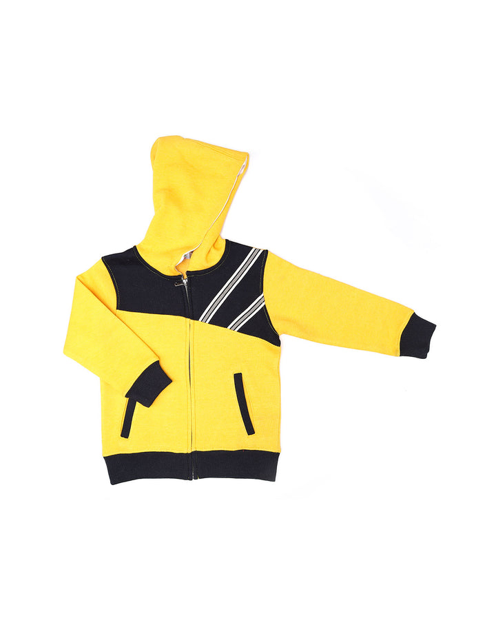 Hoodie Zipper Yellow Toddler Boys