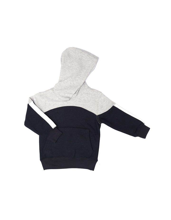 Hoodie Contrast Black Toddler Boys