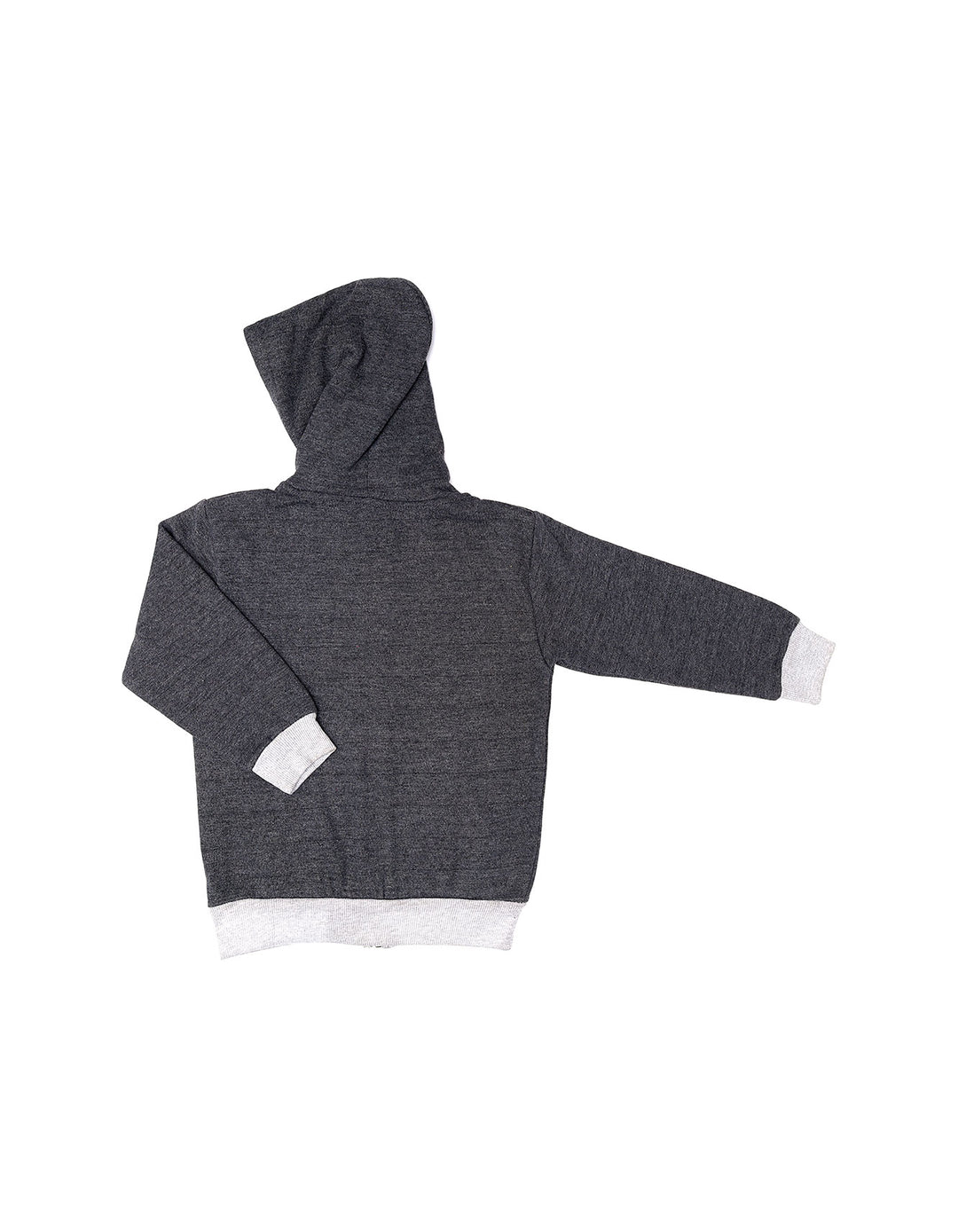 Hoodie Zipper Charcoal Toddler Boys