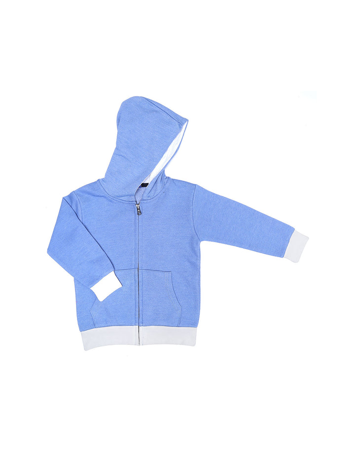 Hoodie Zipper Blue Toddler Boys