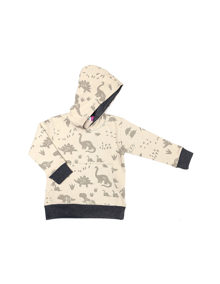 Hoodie Cream for Toddler Boys