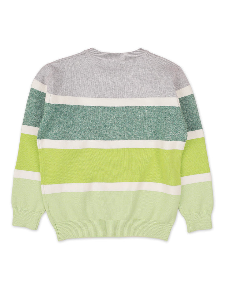 Zubaida's Sweater Horizontal Stripe Pattern