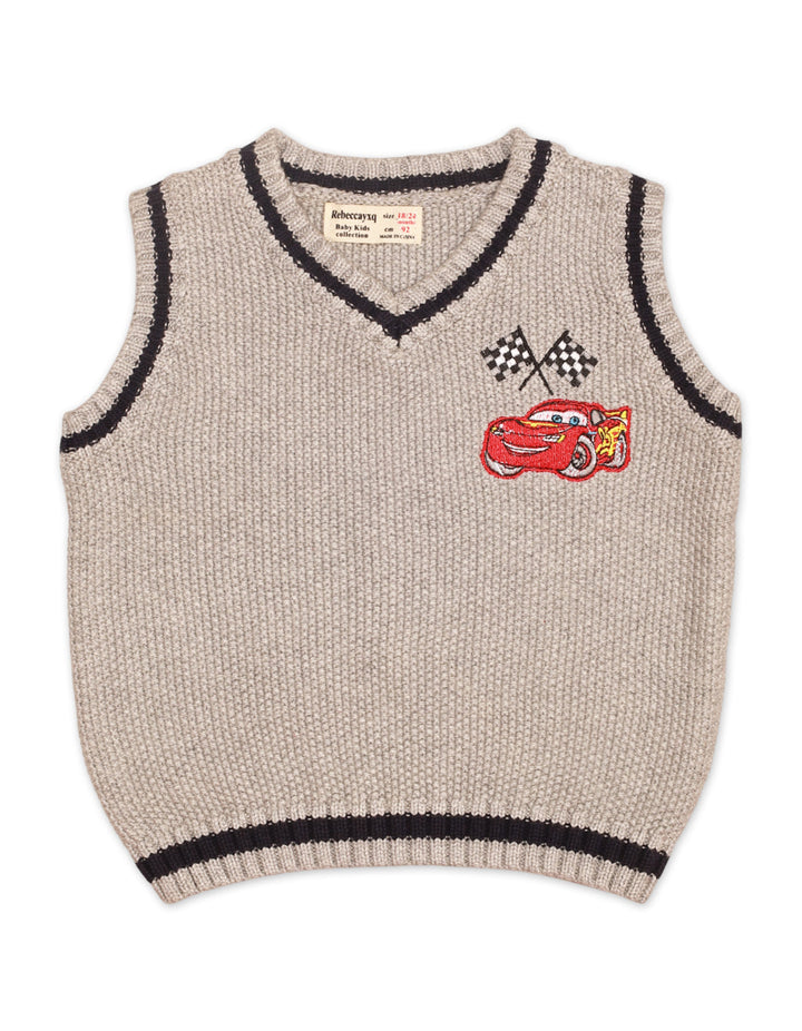 Zubaida's Sleeveless Sweater Sports Car