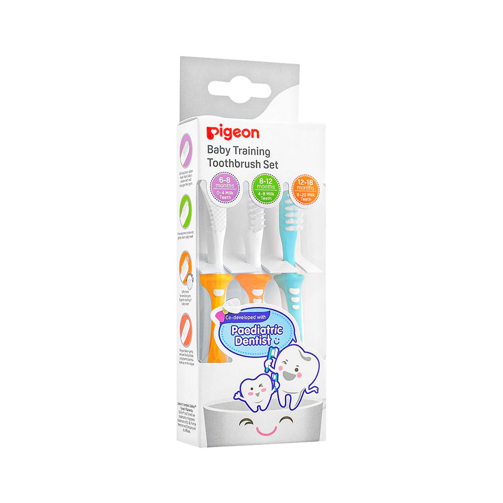 Pigeon Training Toothbrush Lesson 123 Set - K78343-1