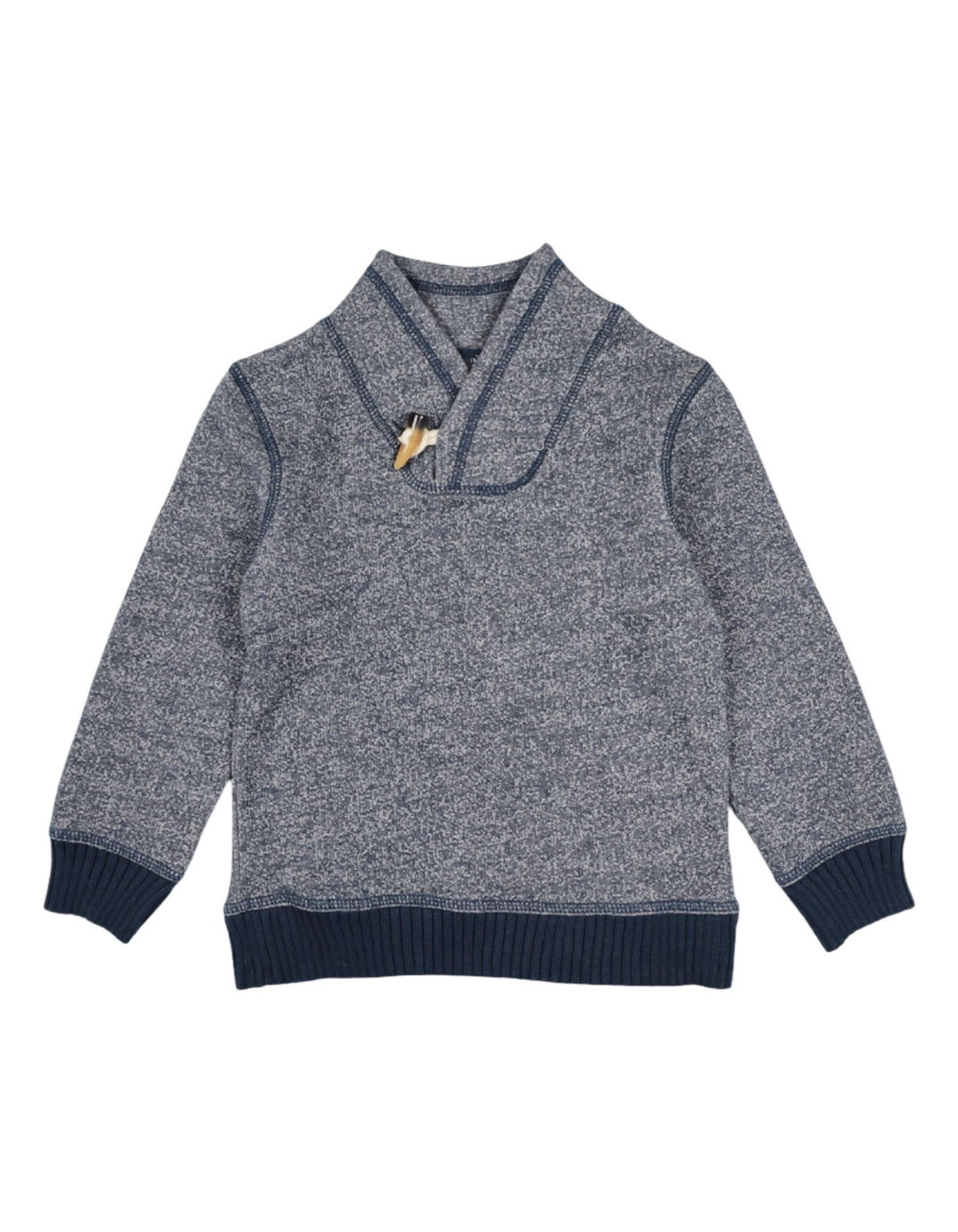 Sweater Dark Gray with Cowl Neck for Boys Zubaidas Official