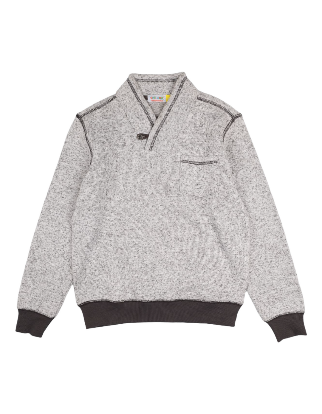 Sweater Gray with Cowl Neck for Boys Zubaidas Official