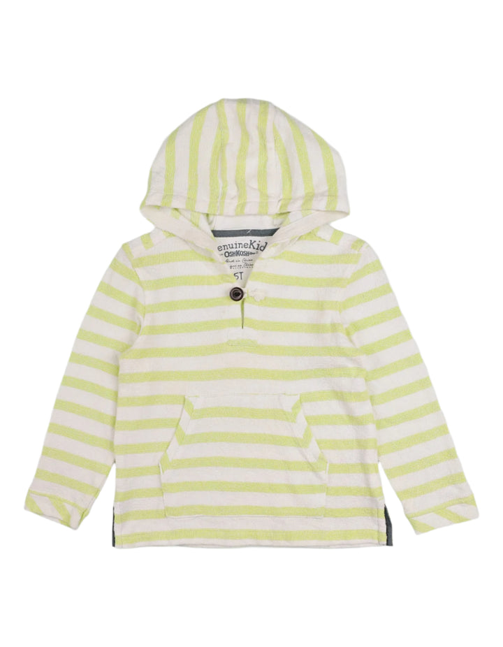 Zubaida's Hoodie Horizontal Stripe Pattern