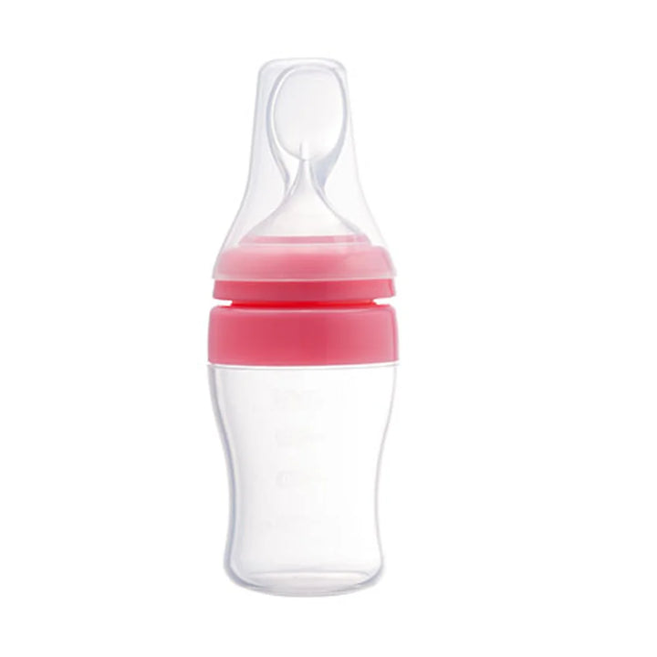 Farlin Transbottle Ii Silicone Feeder Pink - TOP-193A