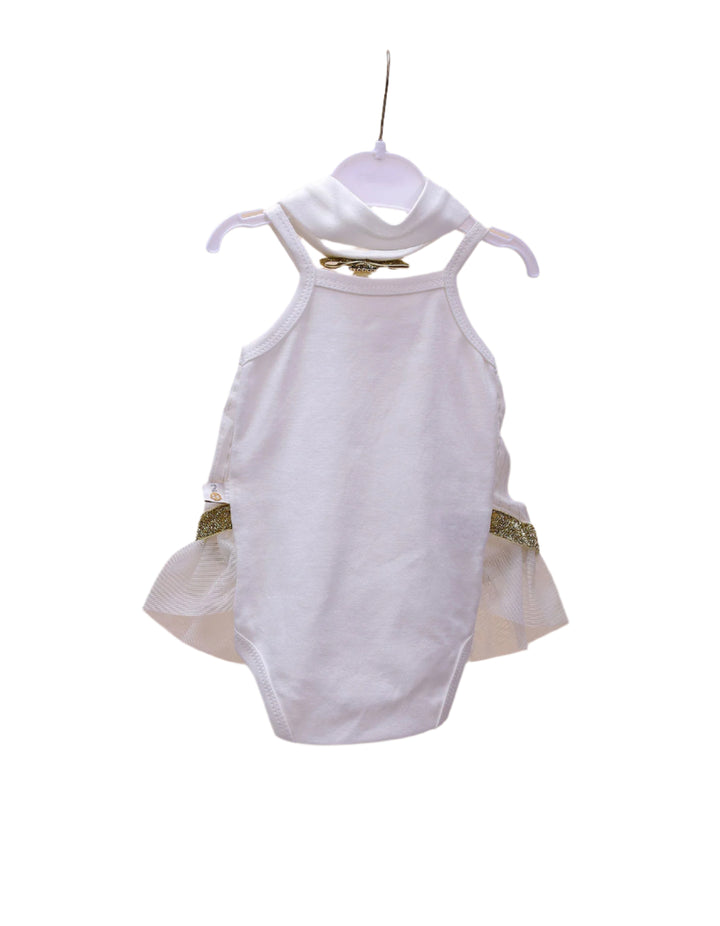 Zubaida's Dress Bodysuit Sparkling Jewel on Front