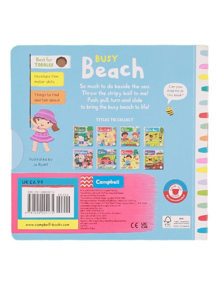 Busy Beach Board Book