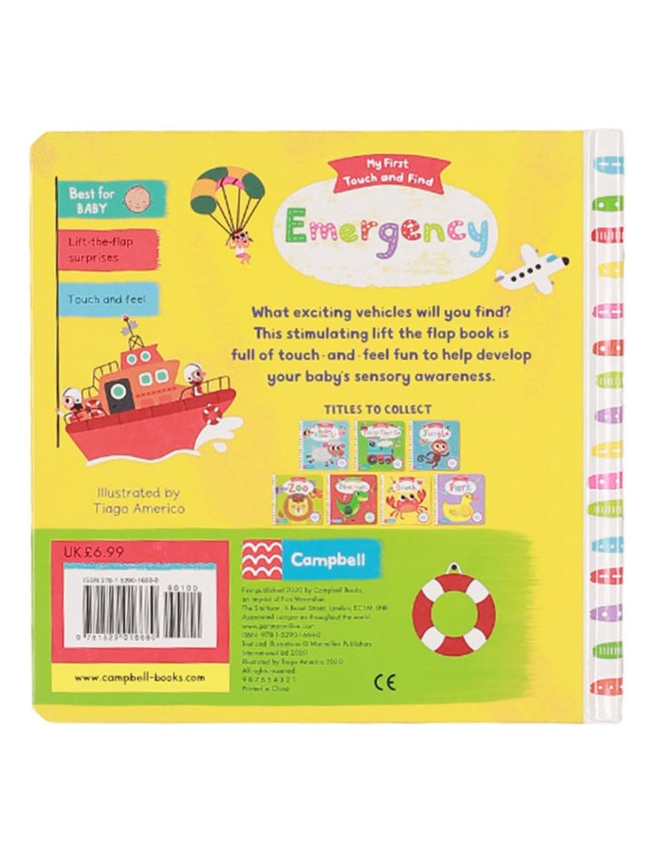 Emergency (My First Touch and Find) Board book