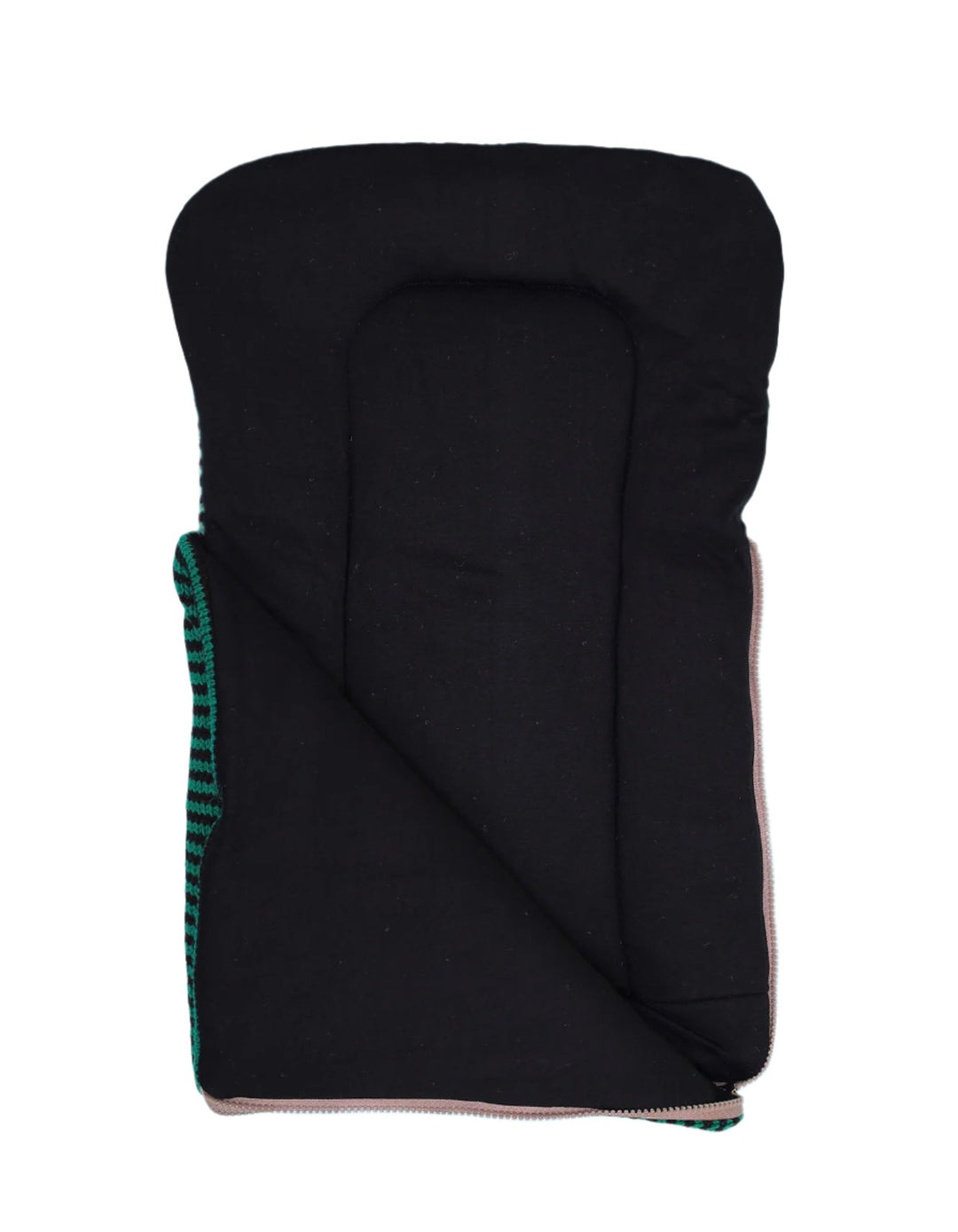 Carry Nest Black with Green Stripes