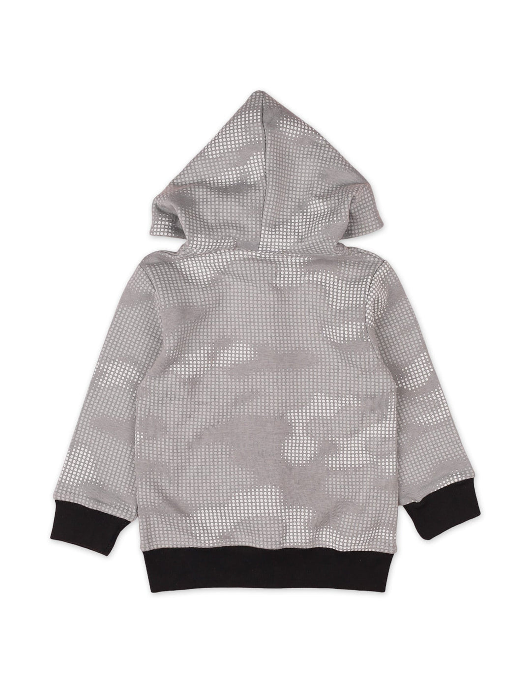 Zipper Hoodie Gray for Boys