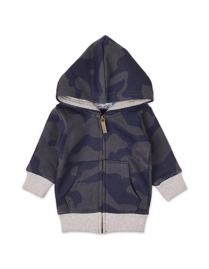 Zipper Hoodie for Boys- Camouflage