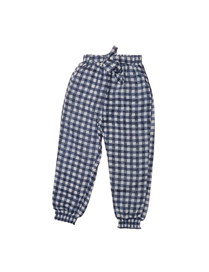 Trouser Grey with checkered Pattern for Girls