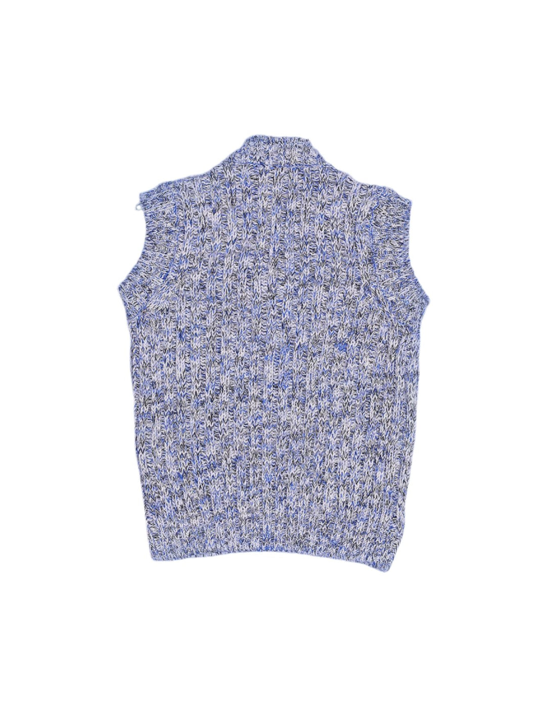 Sleeveless Sweater Melange Blue