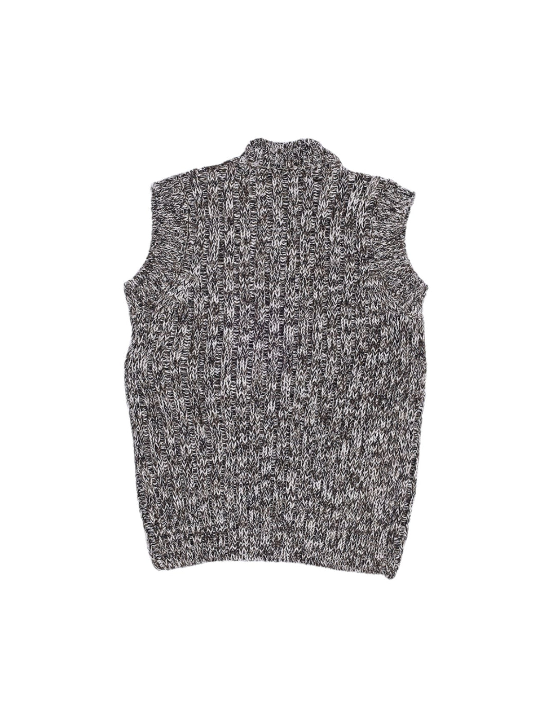 Sleeveless Sweater Melange Black