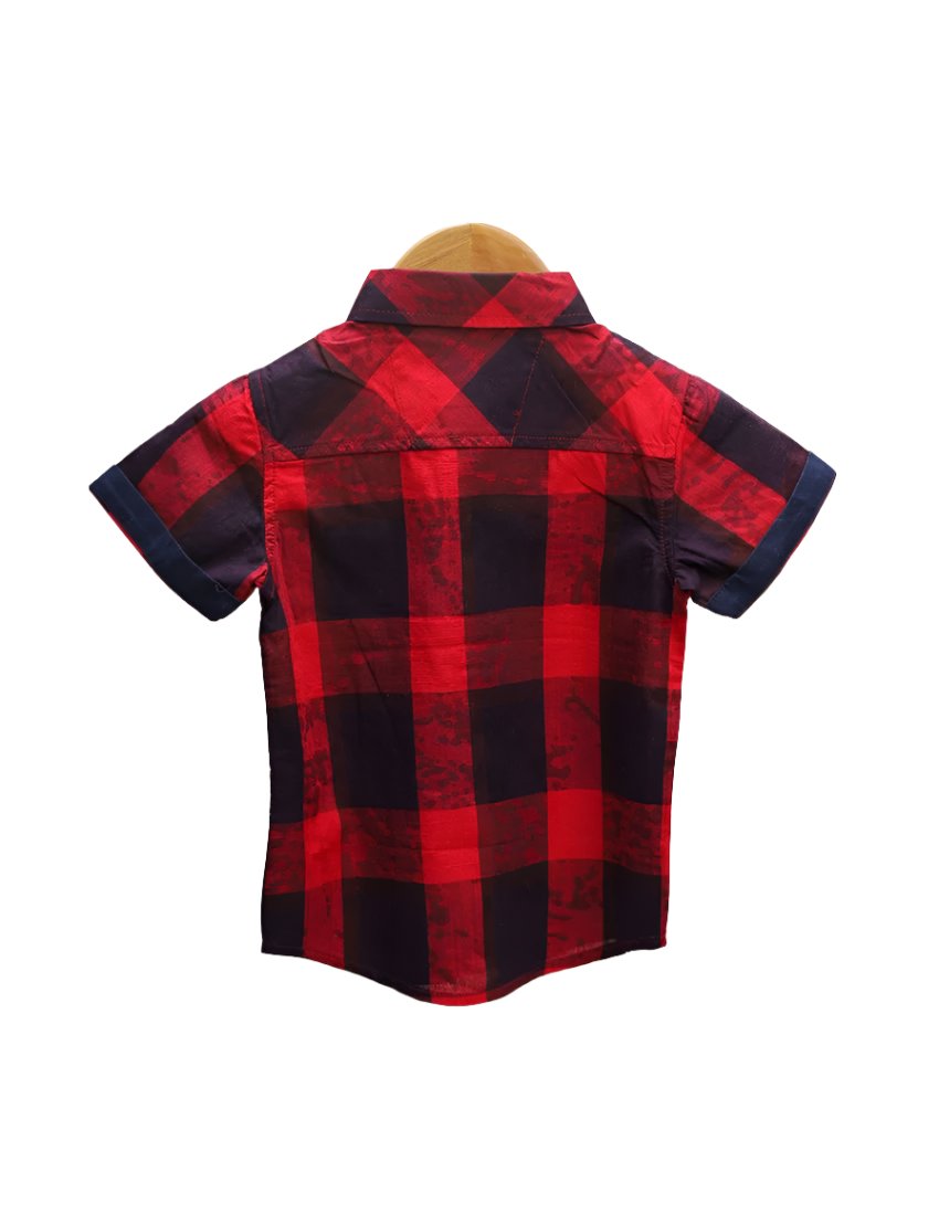 Zubaida's Shirt Red & Black Check