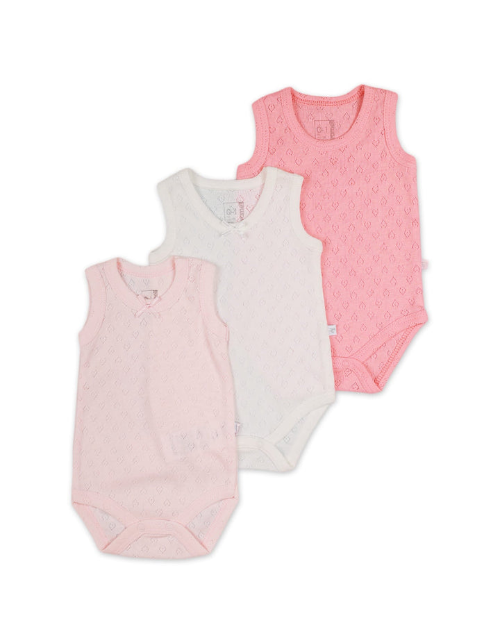 Body Suit for Girls - Multi- Pack of 3