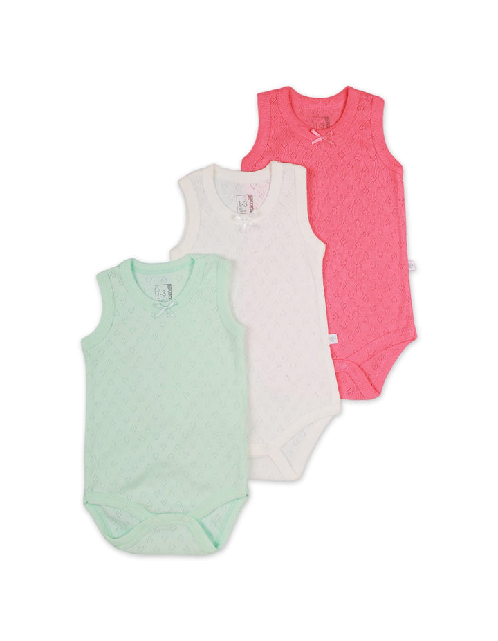 Body Suit for Girls - Multi- Pack of 3