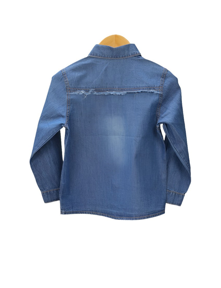 Denim Shirt Faded Style for Boys