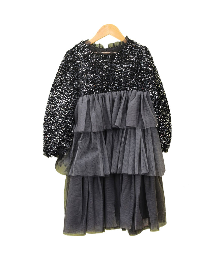 Formal Frock Black for Girls