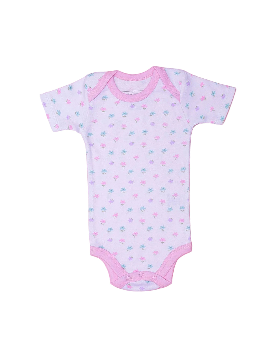 Infant Baby Girls Body Suits Pack of 3 Bambies Floral Pink at Zubaidas - Zubaidas Official™