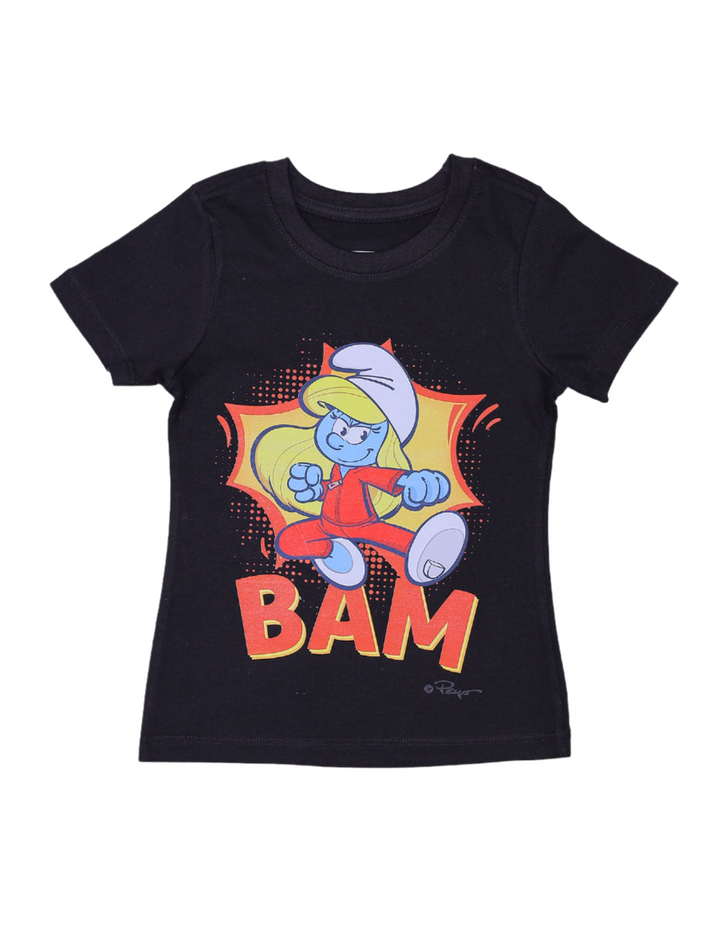 Top for Girls With Smurf Bam Theme