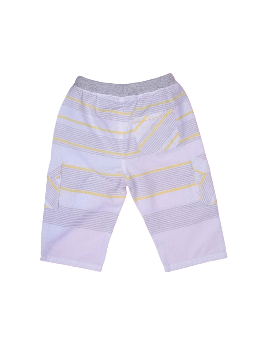 Bermuda Shorts with Gray Waistband for Boys