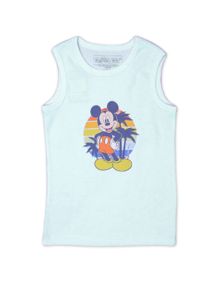 Zubaida's Sando Soft Mint for Girls - Mickey