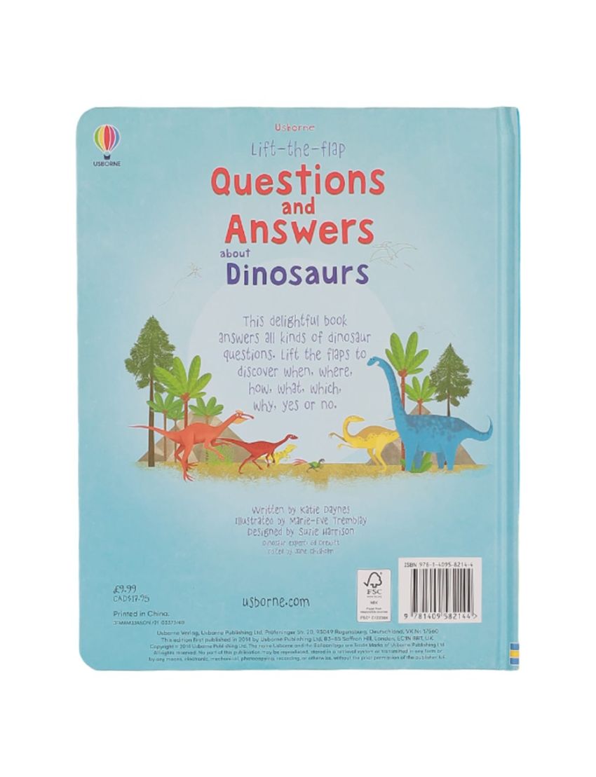 Lift-the-flap Questions and Answers about Dinosaurs