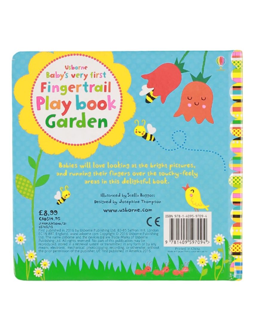 Babys Very First Fingertrail Play Book Garden