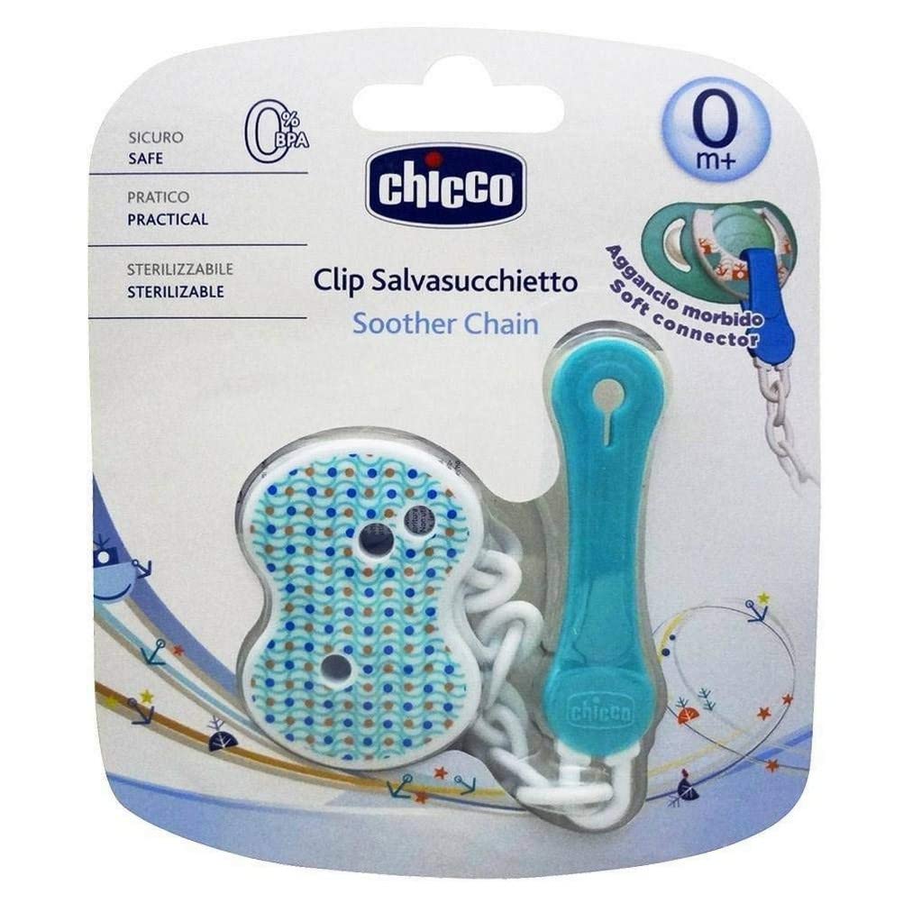 Zubaida's Chicco Easy Clip With Chain Blue (Chi-00004083000000)