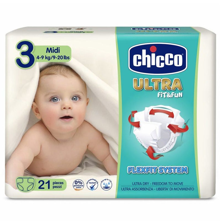 Chicco Diaper Ultra Midi 21X10 (Chi-00008382000000)