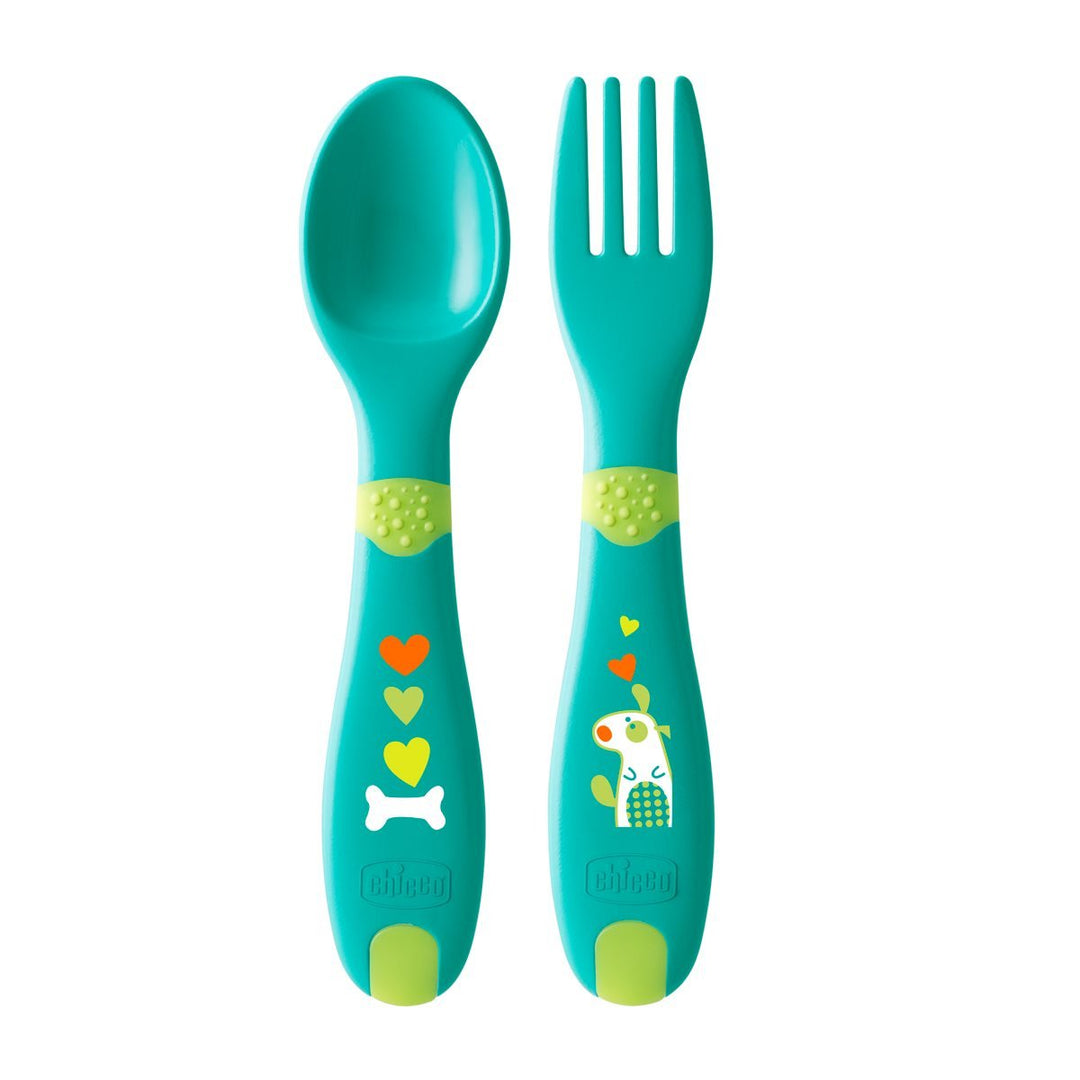 Zubaida's Chicco First Cutlery 12M+ Neutral (Chi-00016101300000)