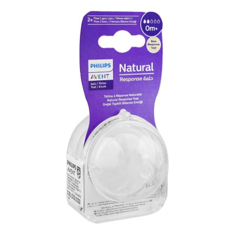 Zubaida's Philips Avent Natural Response 0m+ Nipple PK2 SCY962/02 - Zubaidas Official™