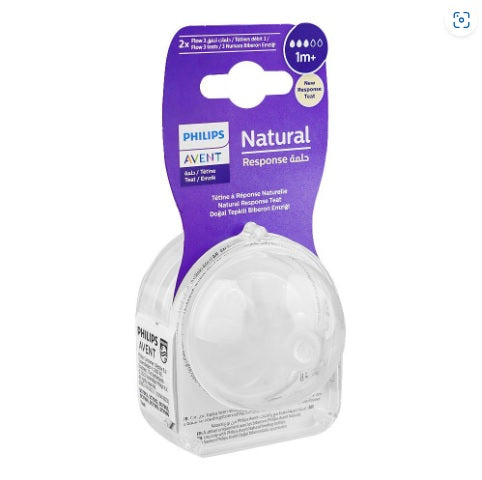 Zubaida's Philips Avent Natural Response 1m+ Nipple PK2 SCY963/02