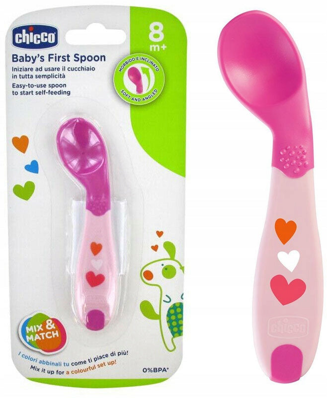 Chicco Baby's First Spoon 8m +