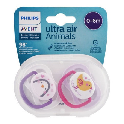 Philips Avent Ultra Air 0-6M Pacifier (SCF080/06)