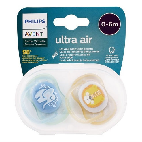 Philips Avent Ultra Air 0-6M Pacifier (SCF085/01)