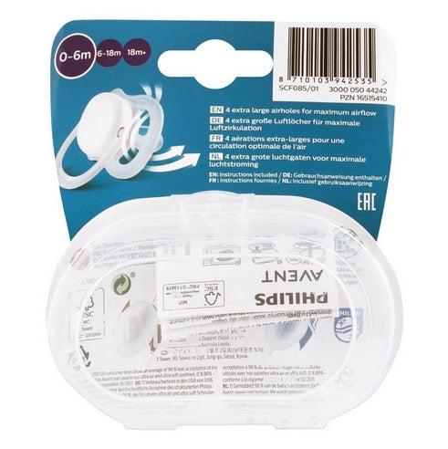 Philips Avent Ultra Air 0-6M Pacifier (SCF085/01)