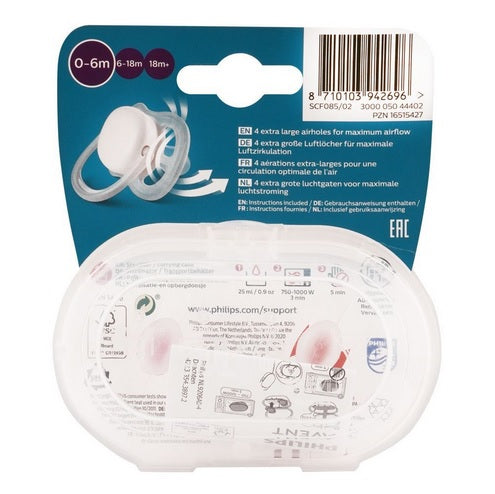 Philips Avent Ultra Air 0-6M Pacifier (SCF085/02)