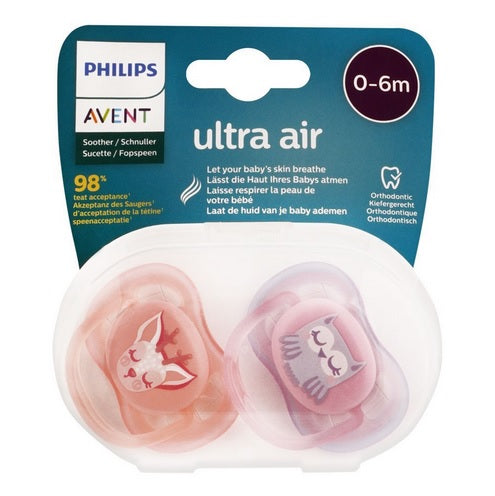 Philips Avent Ultra Air 0-6M Pacifier (SCF085/02)