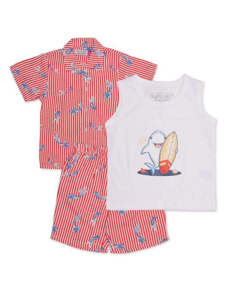 Zubaida's Hawaiian 3 Pcs Suits Set - Zubaidas Official™