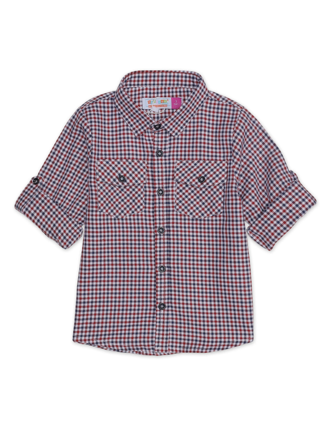 Zubaida's Full Sleeves Double Pocket Classic Plaid Shirt - Zubaidas Official™