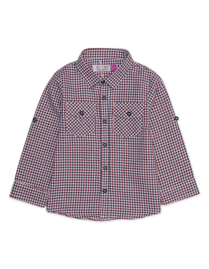Zubaida's Full Sleeves Double Pocket Classic Plaid Shirt - Zubaidas Official™