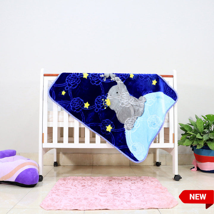 Kitten Cot Cloudy Baby Blanket Starlit